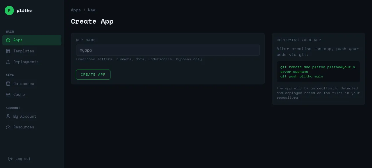Create app